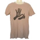 Nudie Jeans Co Organic Six Months & Counting Khaki Brown Men's T-Shirt Top Tee M