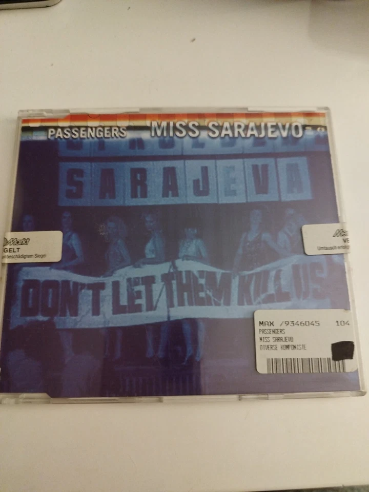 Miss Sarajevo - Maxi Single CD 1995 - von Passengers - Disc Zustand neuwertig  - Bild 1 von 1