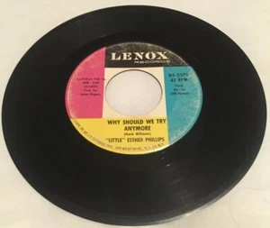 Esther Phillips - Why Should We Try Anymore - RARE 7” Vinyl 45rpm Record - Picture 1 of 4
