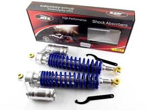 YAMAHA YFZ350 BANSHEE 400mm JBS FRONT AIR NITROGEN SHOCK ABSORBERS ATV QUAD B - Picture 1 of 5