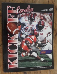 1995 USC GAMECOCKS vs CLEMSON TIGERS Football Program Collectors MUST L@@K - Picture 1 of 1