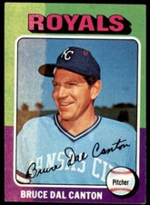 1975 Topps #472 Bruce Dal Canton VG+ Kansas City Royals