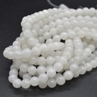 Large Hole (2mm) Round Beads & Pearls, 8mm, Various Stones, For Jewellery Making