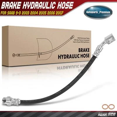 Задний левый или правый тормозной гидравлический шланг для Saab 9-3 2003 2004 2005 2006 2007 - Изображение 1 из 4