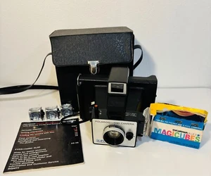 Vintage Polaroid Land Camera Super ColorPack W/ Leather Case - Untested - Bild 1 von 5