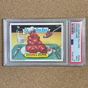 SPOONED JUNE #533B GARBAGE PAIL KIDS STICKERS OS13 1988 - PSA 9 MINT - Picture 1 of 4