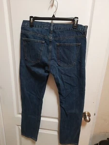 Old Navy Herrenjeans 32x30 dunkel gewaschen Denim blau gebraucht  - Bild 1 von 9