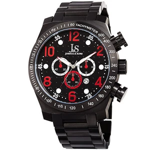 Men's Joshua & Sons JX127RD Chronograph 24 Hour Indicator Date Bracelet Watch - Picture 1 of 7