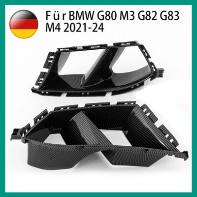 2x Dry Carbon Lufteinlass Entlüftung Air Vent Für BMW G80 M3 G82 G83 M4 2021+ DE - Bild 1 von 4