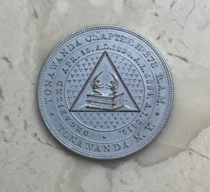 Tonawanda New York NY Chapter No 278 Mason Masonic Penny Token - #1 - Picture 1 of 2