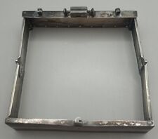 Vintage Square Metal Purse Frame *Working Mechanism* Make Your Own 4.5" X 4.5"