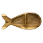 Beach Style Teak Wood Fish Shaped Platter Bowl - 40Cm **Free Delivery**