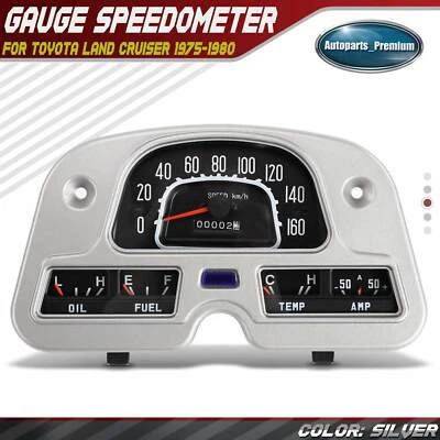 Grupo de velocímetro para Toyota serie 40 Land Cruiser FJ40 FJ45 BJ40 75-80 Foto 1 de 4