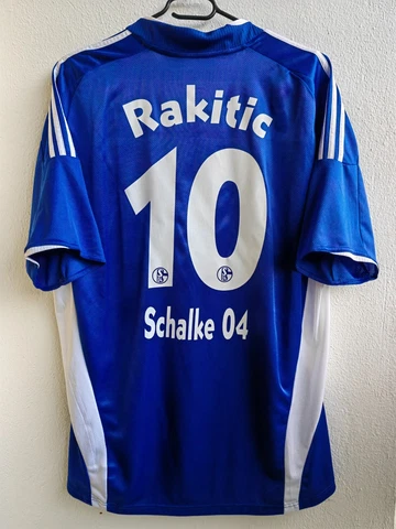 Ivan Rakitic #10 Jersey Schalke 04 Football Shirt 2XL Adidas Trikot Home Soccer Cover
