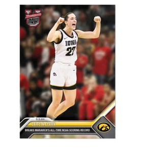 CAITLIN CLARK Topps Bowman U Card All Time Men & Women Scoring Leader - Picture 1 of 4