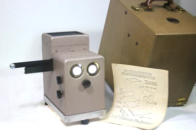 PROPIETARIO ORIGINAL EX Cond Nord Proyector Estéreo de Diapositivas 3D, Portador de Diapositivas, Estuche, Manual Foto 1 de 4