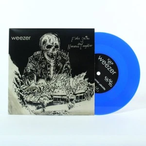 Wavves/Weezer Fake Smiles & Nervous Laughter BLUE VINYL 7" Record! non lp!!! NEW - Picture 1 of 3