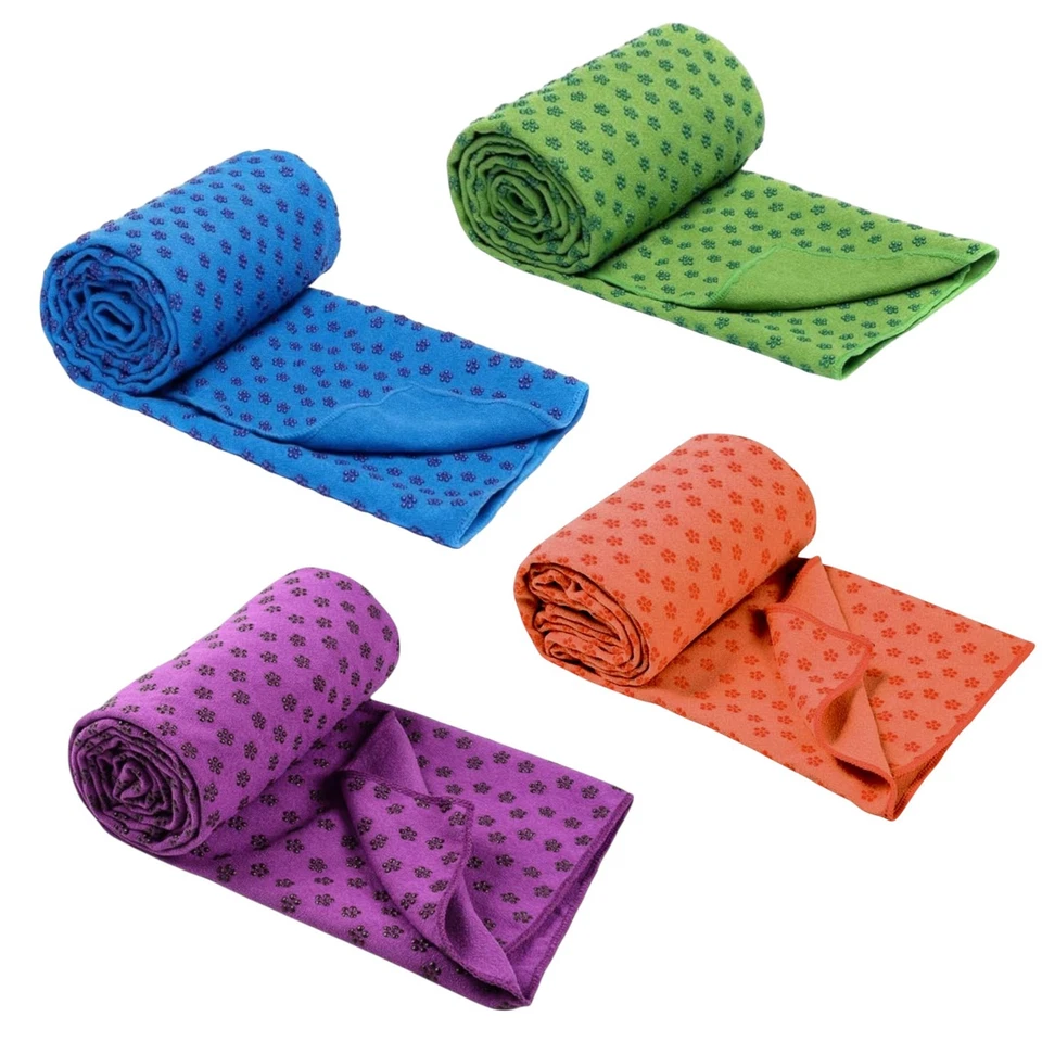 Yoga Handtuch, Yogadecke, Rutschfest, Schnell trocknend, 180x60cm, XXL Yogamatte - Bild 1 von 4