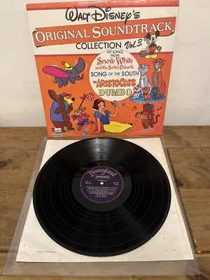 Vintage Walt Disney 12” LP Original Soundtrack Collection Vol 3 Vinyl Record  - Image 1 of 4