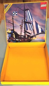 Lego Pirates 6274 Caribbean Clipper Original Box Only. blue skirts 80s 90s vintage 
