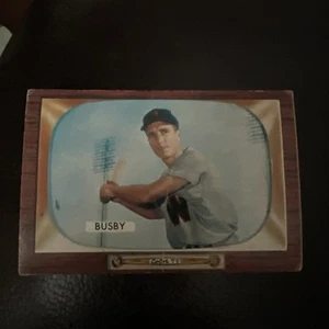 1955 Bowman # 166..Jim Busby..Wash Senators..... - Picture 1 of 3