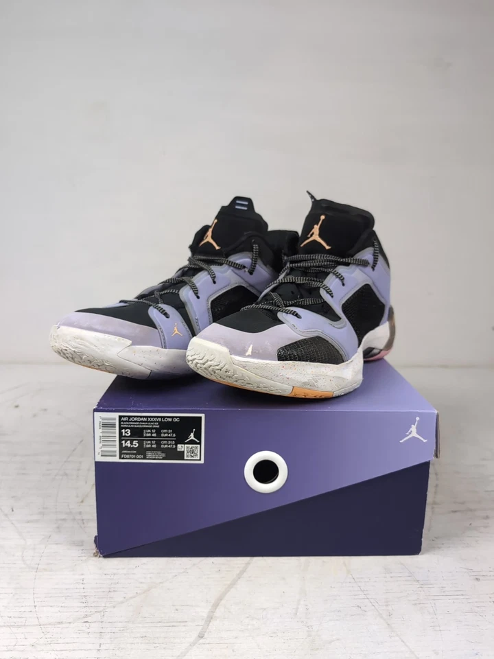 Nike Air Jordan XXXVII 37 Low GC China Lila Negro Dongdan Zapatos Para Hombre Talla 13” Foto 1 de 4