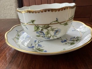 HEREND NY Morning Glory Tea Cup & Saucer 20724 - Picture 1 of 15