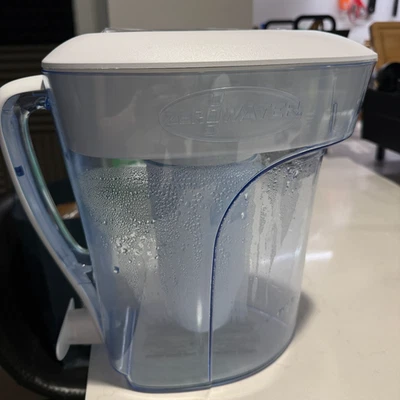 ZERO WATER 10-Cup Pitcher ZD-010RP BPA-FREE- lightly used - no filters - Image 1 of 4