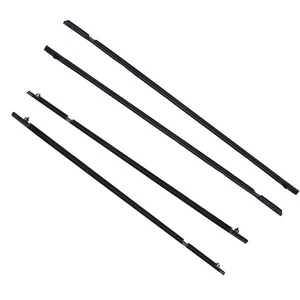 Black Weatherstrip Window Moulding Door Trim Seal Belt Replacement for Civic - Picture 1 of 5