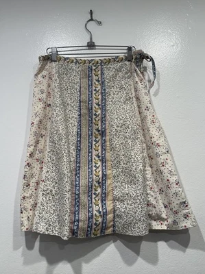 Falda H&M Patchwork Estampado Floral Cottagecore Pradera Hippie Boho Algodón Talla 10 Foto 1 de 4