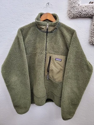 Men's Patagonia Retro X Fleece Jacket Green - M - Image 1 of 4