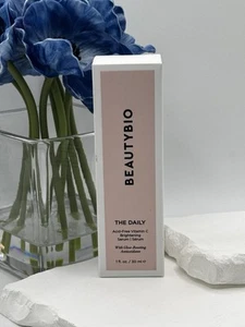 BeautyBio The Daily Vitamin C Brightening Serum (Full Size 1.0 fl oz) NEW Sealed - Picture 1 of 7