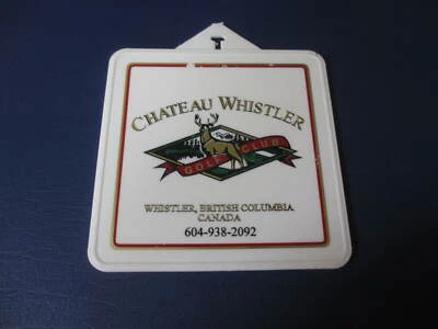 Etiqueta de bolsa de club de golf Chateau Whistler Britsh Columbia Canadá * Foto 1 de 2