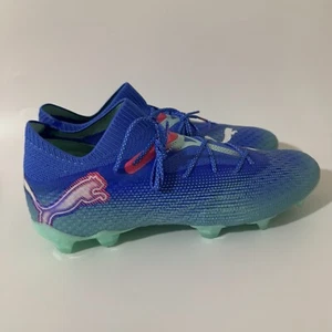 Puma Men’s 12 FUTURE 7 ULTIMATE FG/AG Soccer Cleats Blue 107916-01 - Picture 1 of 9
