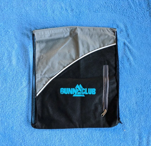 GUNN CLUB Flat Backpack Pro Wrestling Billy Gunn Austin Colton AEW Drawstring Cover