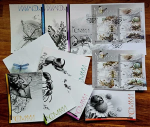 Ukraine - Set of "Insects of Ukraine 2024" + FDC - Picture 1 of 1