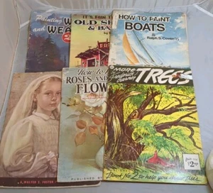 Lote De Colección De 6 Walter T Foster Cómo Pintar Libros De Arte Revistas Retratos Al Óleo - Imagen 1 de 7