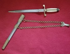 Bulgarian Army Officer's Dagger with Scabbard