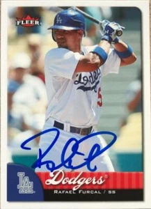 Rafael Furcal Autographed 2007 Fleer #165 - Picture 1 of 1