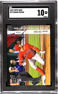 2018 Topps Now #72 Shohei Ohtani SGC 10 GEM-MT - Picture 1 of 2