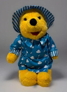 Vintage Disney Mattel Winnie the Pooh Bear Pajamas Hidden Storybook Plush 12” - Picture 1 of 4