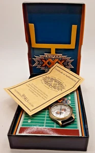 1995 Super Bowl XXX Collectible Kraft Watch Cowboys vs. Steelers BNIP W/COA - Picture 1 of 9
