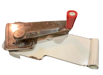 Vintage Swing-A-Way Can Opener White Red USA Swing Away - Image 1 of 4