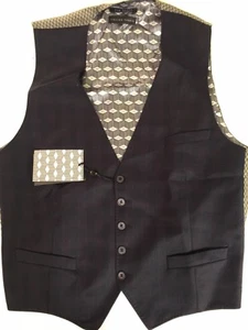 Ted Baker Men Warholw Debonair Chevk Waist Coat Size 42 R $ 225 - Picture 1 of 3