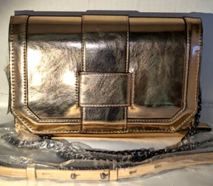 INC International Concepts Farahh Metallic Crossbody Organizer Bag - Picture 1 of 15