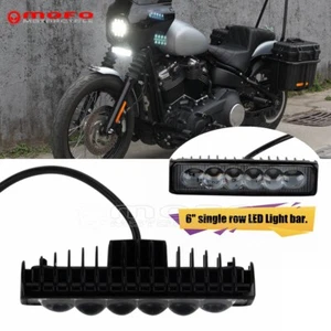 Front End 6'' LED Running Fog Light Connector Kit For Harley Dyna Low Rider FXDL - Imagen 1 de 9
