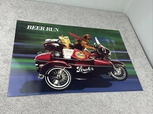 Póster vintage 1987 Alex's Beer Run Stroh's Beer Man Cave Bar 18x27 - EXCELENTE - Imagen 1 de 5