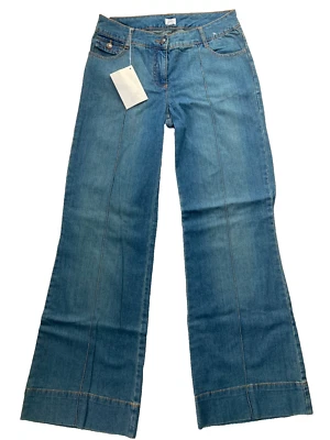 ALBA MODA Jeans Gr. 40 blau  weites Bein neu mit Etikett - Bild 1 von 4