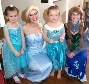 Adult Womens Elsa Costume Size 5/6 - Picture 1 of 9