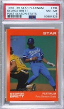 1988 Star Platinum George Brett #134 PSA 8 HOF